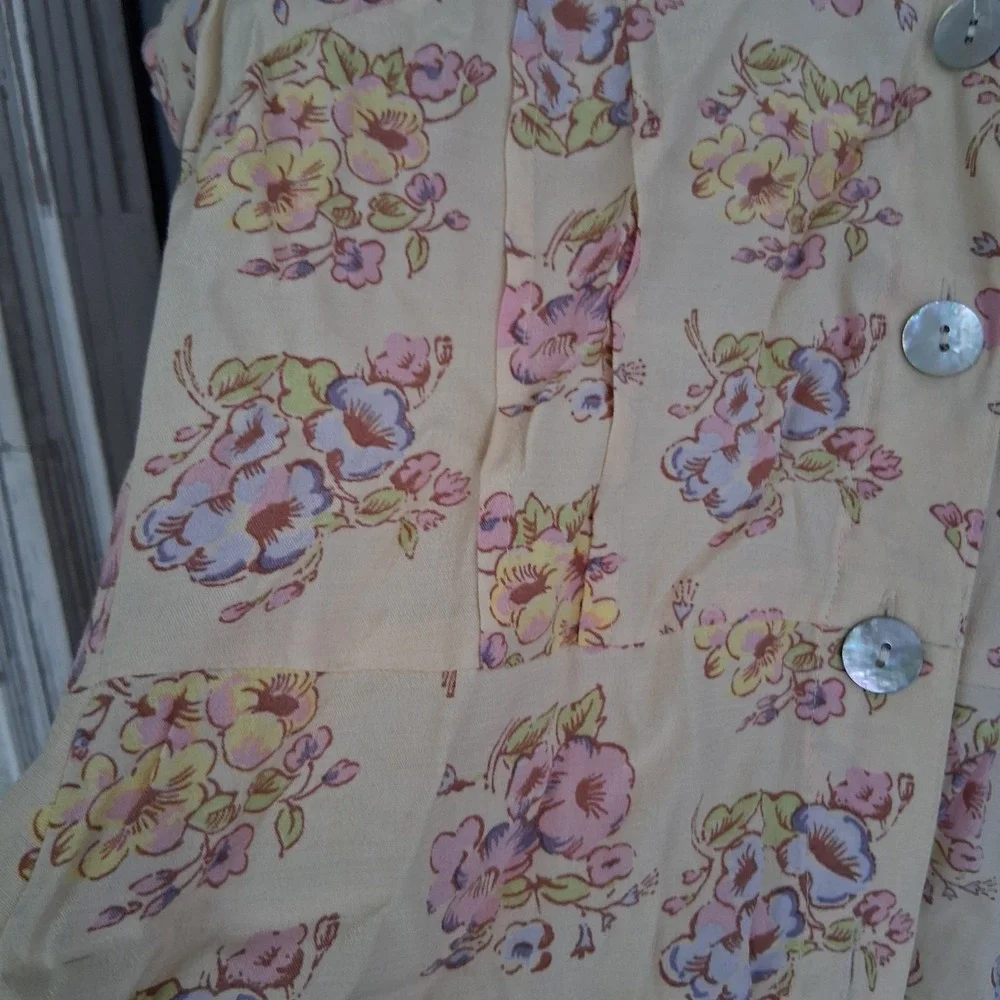 Vintage 90s Y2k Cottagecore Floral Dress Coquette Ditsy EUC